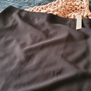 NWT J CREW 365 BLACK CLASSIC DRESS SKIRT STAPLE PIECE NEW SIZE 16